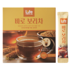 국내산 바로 보리차 클래식 티백없는 과립형 볶은 분말 가루, 3g, 1박스, 50개입
