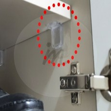 꿀이맘 무타공 부착식 선반 고정 브라켓 2P 무타공선반브라켓