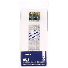 TOMIX N 게이지 실내 조명 유닛 LC 전구색 6개 0738 철도 모형 용품, 상품명참조