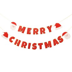 크리스마스 산타모자 레터가랜드