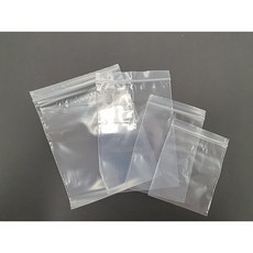투명 PE 지퍼백 (소형), 10x15, 1개, 100개입, 소(S)