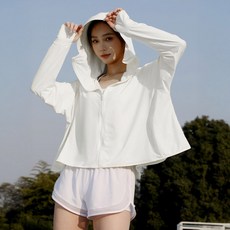 블레오 여성 UV차단 쿨링 후드집업 자외선차단 UPF50+ 래쉬가드
