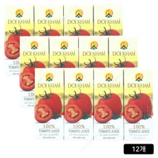 도이캄 토마토주스 100% 착즙, 200ml, 12개