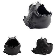 動物造型煙灰缸, 1個, 黑