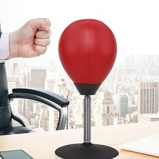 데스크탑 미니 흡착 복싱 펀치볼 책상 샌드백 스트레스해소, 단품