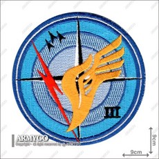 【ARMYGO】空軍通信航管資訊聯隊 部隊章，精緻軍事模型，高品質收藏，展現個人風格, 1個, 不車魔鬼氈