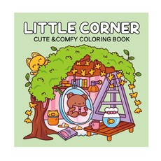 GIRL MOMENTS 塗色書 可愛舒適著色本 繪畫本 A3, Little Corner