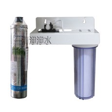 美國EVERPURE H104/H-104濾心含全套配件二道特惠組, 1個, 烤漆吊片款-2道式H104