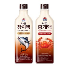 사조해표 참치액 900ml+홍게액 900ml 기획, 1세트