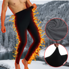 바리오 남자 기모 레깅스 겨울 스포츠 타이즈 검은 하의 내복