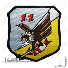 【ARMYGO】空軍第22作戰隊部隊臂章，精緻刺繡，軍事風格，魔鬼氈設計，方便佩戴, 1個, 不車魔鬼氈