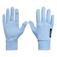 BOODUN 防曬手套 冰絲涼感 可翻指觸控 登山 攀岩 騎行 單車 健身 運動手套, 1個, 淺藍