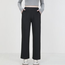 리치블랑 여성 밴딩 스판 슬림 일자 슬랙스 바지 숏/롱 팬츠