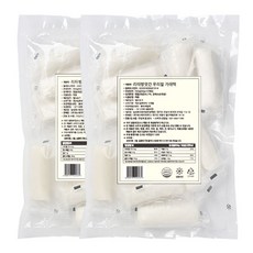 100% 우리쌀 겉바속촉 구워먹는 백미 가래떡 (간편개별포장), 2개, 500g