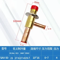 1PC 냉동 에너지 조절 밸브 고온 가스 바이패스 팽창 드라이어 SAV, 02 SAV 50