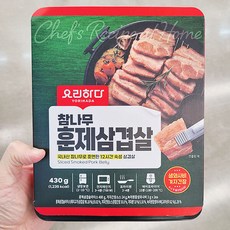 요리하다 참나무 훈제 삼겹살, 1개, 430g