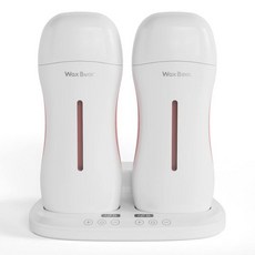 부드러운 왁스 카트리지용 더블 롤러 가정이나 살롱에서 제모용 자기 가열 베이스를 사용한 왁스 워머 롤 온 왁스 워머 흰색, White