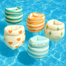 [주컴에원] 암튜브 팔튜브 암링 성인 어린이 공용 물놀이 튜브 용품 워터파크 수영장 (GID1I0709D101), 오렌지줄무늬