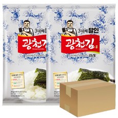 광천김 달인 파래 전장김, 20g, 10개