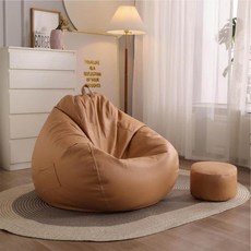 다리없는 쇼파 좌식 충전 x 레몬옐로우 소파 완전 침대, 카키종 EPSC 초대형 bolster footstool