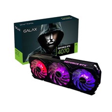 갤럭시 갤럭시 GALAX 지포스 RTX 4070 EX GAMER BLACK OC D6X 12GB