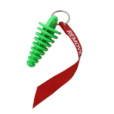 배기 파이프 플러그 오토바이 액세서리 모토크로스 고무 에어 블리더 워시 보호대 키체인 포함, 03 녹색