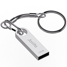 자비타 USB 메모리 카드 실버, 1개, 16GB