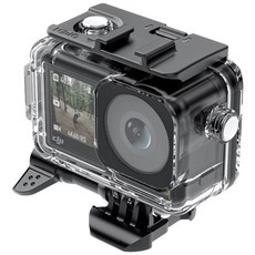 DJI OSMO Action5/Action3/Action4 高透光鋼化玻璃防水殼 - 深度潛水必備, 透明, 1個