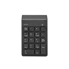엑토 비동기식 USB 노트북 무선 숫자 키패드, 블랙, NBK-25, 제조사축