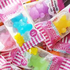 곰젤리 지우개 초등 단체 선물용 랜덤, 12개