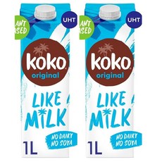 Koko 영국 코코 코코넛 우유 바리스타, 1L, 2개, 1L