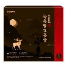 일품녹용발효홍삼 선물세트, 75ml