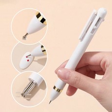 4WAY 멀티 도팅펜 도트펜 도트네일, 1개, 화이트