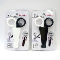 일본 다이소 마그네틱 미니 가위, 1개, 화이트