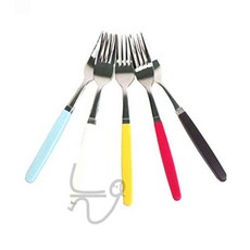 늘DIX 칼라 포크 5종 택1, 옐로우