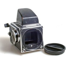 하셀블라드 500C 카메라 본체 (A24 매거진 포함) 다크 슬라이드 및 프리즘
