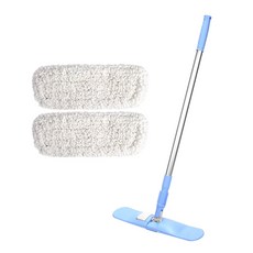 에이클린 핸디밀대 블루 + 화이트 플라워 패드 2p, 1세트