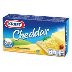 KRAFT Cheddar Cheese 切達起司 170g 起司塊 - 印尼起司, 1個