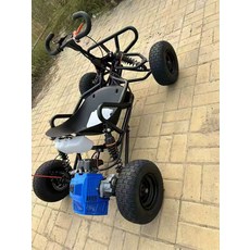고카트 키트 ATV 부품 조립식 야외 레이싱 카트 산악, 기본 모델명/품번, 1개, 블랙 6인치 풀터레인 유압