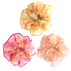 花朵造型髮圈 3入