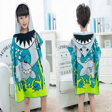 런웨이브 아동비치가운 비치타월 비치타올 물놀이용품 목욕가운 샤워타올 물놀이가운