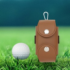 골프파우치백 골프공 파우치 브라운