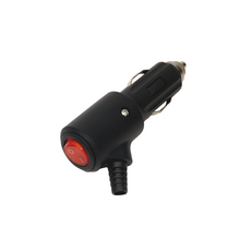 [E90-2] 메이크파츠 대전류 스위치형 DIY 시거잭 고전류 시거플러그 - 15A LED스위치 로커스위치, 1구, 1개