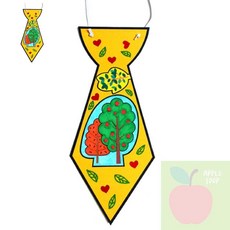 AP 어린이집미술재료 페이퍼 넥타이 자연꾸며만들기, 1개