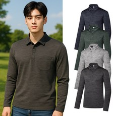 콜핑 2101TK418M 하이쿨 스판 기능성 남성 등산 카라티셔츠