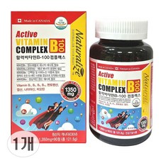 네추럴라이즈 활력비타민B 100 컴플렉스, 90정, 1개