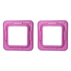 스텝박스 발바꾸기 운동 발판 지지대 홈트 헬스 블랙만, 핑크레드 대형 받침대 1쌍