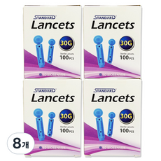 에스디바이오센서 스탠다드 란셋 채혈침 30G, 100개입, 8개