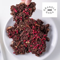 【穀卡卡】期間限定黑巧覆盆莓燕麥脆片200g/包 (黑巧、覆盆莓、杏仁), 1個