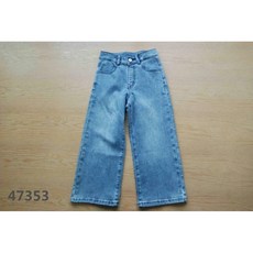 2025娜娜秋冬47353M調節腰直筒牛仔褲(大童)